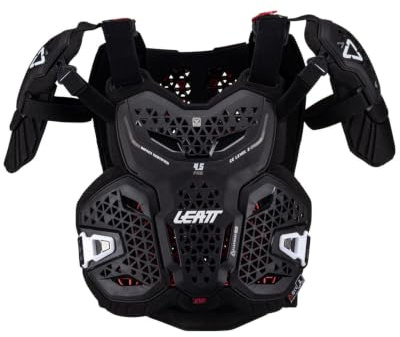 Leatt Unisex-Adult Buzzer 4.5 PRO EVO SCHWARZ (172-184CM) L/XL X, Black, L | Mesh-Einsätze