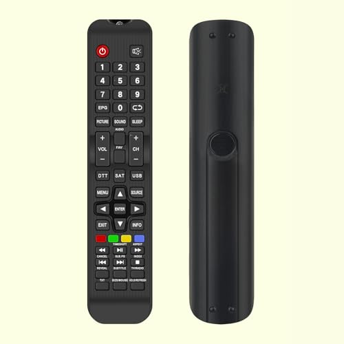 Telecomando Sostitutivo per Telesystem TV - Compatibile con PALCO32 FL13 32 Digitale Terrestre e Satellitare, PALCO27 LX FHD Slim 27 12V, PALCO19 LS13 19