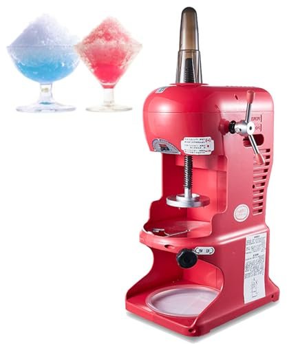 Máquina comercial para hacer conos de nieve de 350 W, máquina eléctrica para hacer hielo raspado, trituradora de hielo, máquina para hacer hielo raspado, trituradora de hielo para uso doméstico,Pink