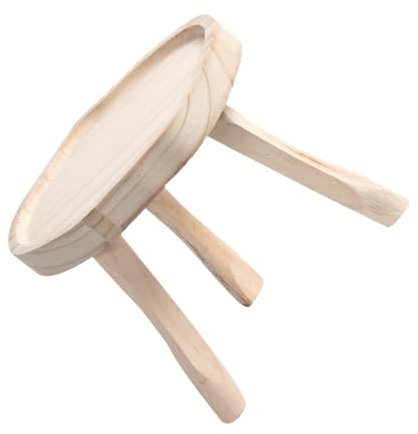 Happyyami per Piante in Legno per Esterno ed Esterno Sgabello per Fioriere Piedistallo Leggero e per Piante da