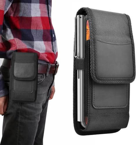 COYUN Funda Movil Cinturon Bolsa para Teléfono Celular Cinturón Hombre Soporte Premium Protectora Universal Riñoneras Porta,Funda con Clip de Cinturón para Teléfono, Regalo Hombre