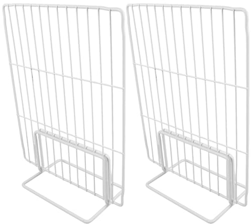 KOMBIUDA Iron Mesh Refrigerator Divider Shelf Fridge Organizer for Kitchen Storage Freezer Partition with Airflow Design Installation Suitable for Home and Commercial Use Height
