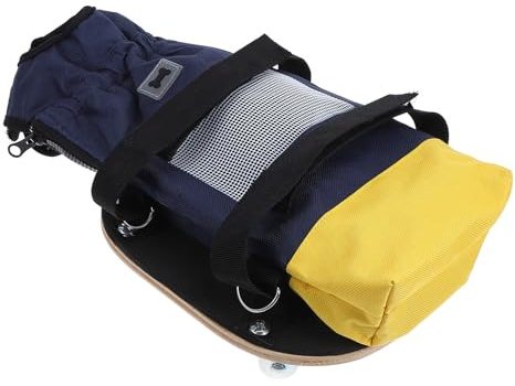 Ciieeo Sedia a Rotelle per Cani Disabili Regolabile con Ruote Silenziose Borsa da Traino Traspirante per Animali Domestici Anziani Scooter per Zampe Posteriori per Uso Interno ed