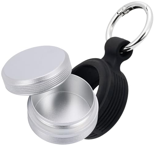 Premium Keychain Case – Durable Waterproof Travel Pill Box, Small Pill Container Pill Holder, Portable Medicine Pill Organizer Compatible with Earplugs, Jewelry, Compatible with Loop, Vibes & Eargasm