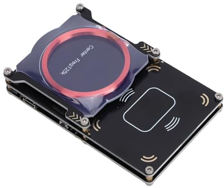 Walmeck Lector de Tarjetas NFC ID IC, Banda Completa, Decodificador de Control Acceso Tipo C (5 llaveros UID, 5 Tarjetas UID.)