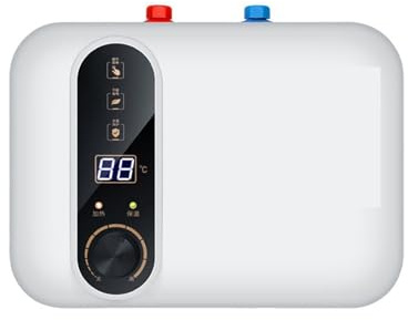 Scaldabagno istantaneo, Scaldabagno Elettrico 10 Litri Di Grande Capacità Tipo Di Stoccaggio 'acqua Cucina Piccolo Scaldabagno Elettrico Caldo For Lavare I Piatti(8L)