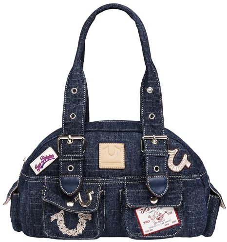 True Religion True Religion Multi-patch Denim Satchel SATCHEL