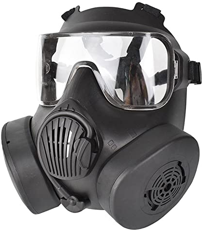 Okiyakusama Vollgesichtsmaske Luftschutz Gas GP5 Maske Ganzgesichtsmaske mit Robustem Und Bequemer Nasenpolsterung für Survivalspiel Zombie Par