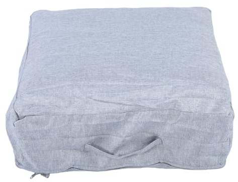 Ycauty Multi-purpose-överdrag, ottomansk dekorativ fotpallsöverdrag, vakuum sittsäck överdrag för vardagsrum, sovrum och heminredning (grått utrymme)