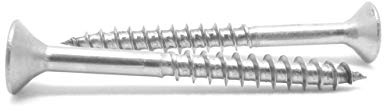 Edelstahlschrauben 4,5x80 mm; Torx A2; 200 Stück Spanplattenschrauben Niro, Teilgewinde