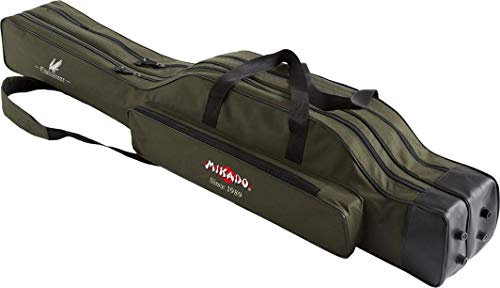 Mikado Rutenfutteral - 3 FÃƒ¤Cher 160cm Versteift - GrÃƒ¼n