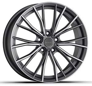 RUOTE CERCHI IN LEGA AUTO MAK CERCHIONE MARK GUN MET-MIRROR FACE 17 x120 DA 17 POLLICI