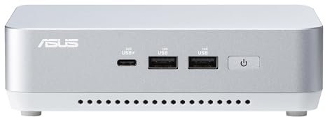 ASUS NUC 14 Pro+, Mini PC Intel Core Ultra 7 155H, RAM Massima da 96 GB DDR5-5600, SSD M.2, Scheda Grafica Intel Arc, Wi-Fi 6E, Bluetooth 5.3, Compatibile con Windows 11 Home e Chrome OS, Argento