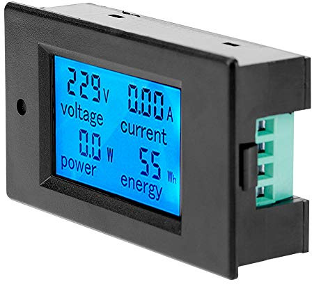 Misuratore di potenza digitale multifunzione 100A AC 80~260V Misuratore digitale AC Misuratore digitale LCD Amperometro Voltmetro