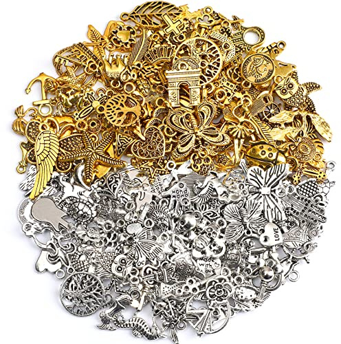 SANNIX Armband-Charms für die Schmuckherstellung, Ohrring-Charms, Großhandel, Bulk-Schmuckherstellung, für DIY-Armbänder, Halsketten, Kunsthandwerk