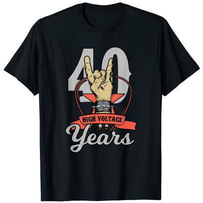 40e anniversaire Jupe fourchette à frites Année 1980 Cadeau T-Shirt