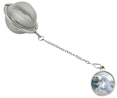 Unicorn Dome on a Tea Leaf Infuser Stainless Sphere Strainer codec9