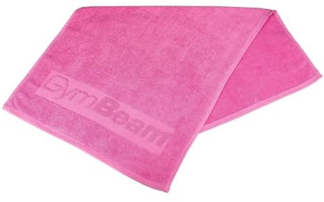 GymBeam Asciugamani Palestra 50x90 cm, Asciugamano Palestra, 100% Cotone, Antibatterico, Antistatico, Assorbente, Asciugatura Rapida, Morbido e Duraturo, (Rosa)