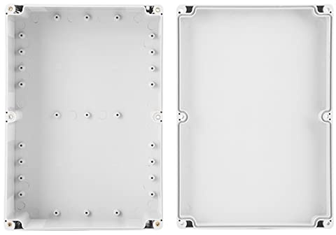 26 * 18 * 10 Box Wasserdichte Ip66 Anschlusskästen Elektrische Gehäuse Box für den Außenbereich 263 * 185 * 95mm Wasser Beständig Weiß Kunststoff Gehäuse Projekt Fall DIY Junction Box