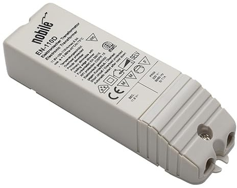 Elektronischer Transformator 12V/230V mit Thermoswitch | Nobile Trafo EN-D Serie (EN-110 D) dimmbar, Vorschaltgerät für Niedervolt-Anwendungen