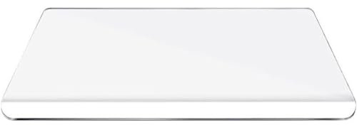 WuLi77 Tabla de cortar acrílica transparente antideslizante, perfecta para preparar alimentos, 34 cm x 25 cm