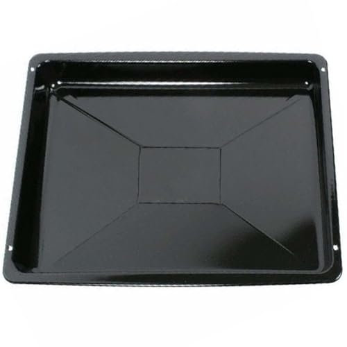 SPARES2GO Drip Pan Baking Tray Roasting Dish compatible with Beko Oven (462mm x 372mm)