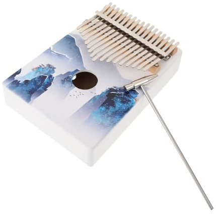 Hoement 1satz Kalimba Daumenklavier Weißem Kiefernholz Tasten Tragbares Für Anfänger Hochwertiges Musikinstrument Mit Melodischem Erlernen Von Musikstücken