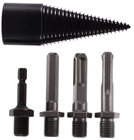OFFSCH Punte Da Trapano Per Da in Acciaio Al Carbonio Coni Per Spaccalegna Adatte Per e Sicomoro Utensili Per Legno Resistenti All Usura
