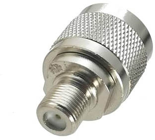 10 Stücke N Stecker auf F TV Buchse RF Adapter Stecker Koaxial Messing 50 Ohm