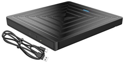 YIGZYCN Portatile USB3.0 DVD Esterni RW Drive Veloce Velocità Bruciatori Per Laptop Desktop PC Con Antiurto Design