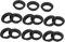 MAGICLULU 15pcs Reverse Sensor Seal Ring Durable Gasket for Backup Radar Installation Easy to Install Contaminant Operation High Precision Design