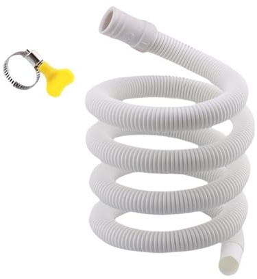 1-4M Flexible Drain Hose Pipe Inlet Hoses Extension Drainpipe Tube for Air Conditioner Washing Maching Kitchen Faucet Connector(3.0m)