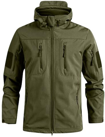 Generico Parka Uomo Giacche Giacca Trekking Sahariana Giubbotto Lungo Uomo Divisa Giacche Militari in Abbigliamento Militare Tattica Mimetica Militare Giubbotto XL