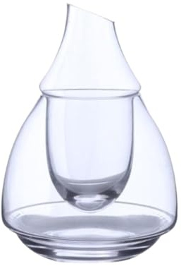 Decanter per Vino Rosso Whisky Decanter In Vetro Dal Design Smussato Con Rivestimento Interno Separato For La Degustazione Del Vino Decantatore