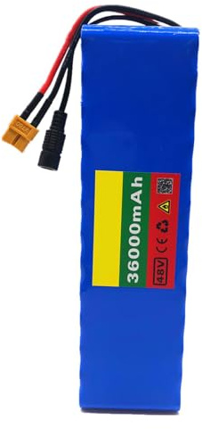 E-Bike Batteries 48V 36AH 13S3P Batterie pour vélos électriques Rechargeable Étanche Vélo Électrique Haute Puissance Batterie pour 50W-500W Moteur avec Chargeur 48V 36Ah,XT60