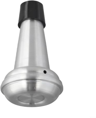 PureBowlic Silenciador de trompeta de aluminio para práctica, accesorio de instrumento de latón ligero que reduce el volumen mientras mantiene la calidad del tono para principiantes y jugadores