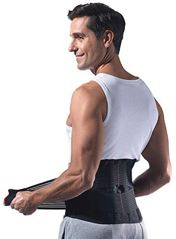 CORSETTO LOMBARE DONJOY ACTISTRAP NERO MIS. MEDIUM (Circonf. vita cm. 82-98) - Conforme alla normativa CE