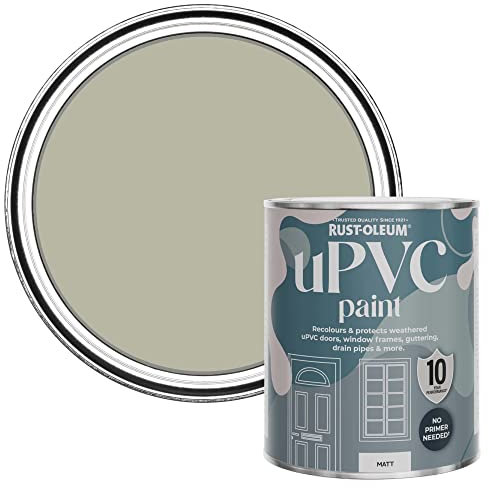 Rust-Oleum Grey uPVC Door and Window Paint in Matt Finish - Tanglewood 750ml