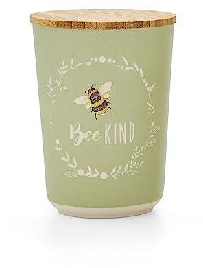 Cooksmart Bumble Bees Bamboo Lid Kitchen Canister Set
