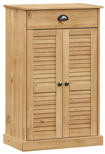 vidaXL Schuhschrank VIGO 60x35x96 cm Massivholz Kiefer