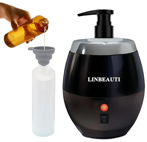 Massage Oil Heater with an Oil Bottle Dispenser for Heating Liquids Such as Essential Oils, lotions and Shower gels for Home