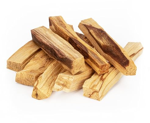 NKlaus 8 Stück Palo Santo Räucherholz Heiliges Bursera graveolens-Holz Spirituelle Reinigung - sakrales Holz Zertifiziert ca. 10cm lang 1319
