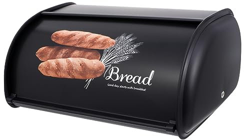 ABOOFAN 1stk Brot-box Brotkastenhalter Zur Aufbewahrung Roll-top-brotkasten Brotaufbewahrung Brothalter Küche Brotkasten Brot Box Tischbrothalter Wächter Kumpel Schärfer Mit Deckel Metall