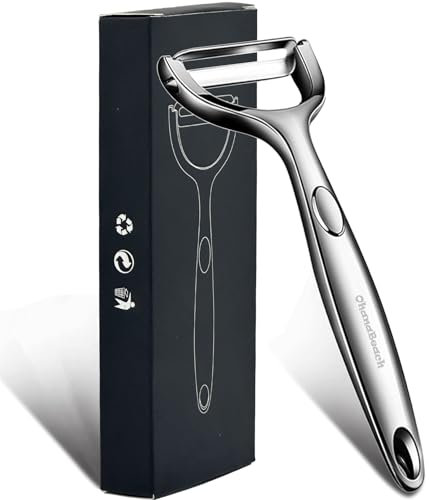 Pelador patatas de acero inoxidable. El material es grueso y es fácil pelar.pelador verduras.pelador de patatas.pelapatatas.pela patatas.pelador tomates. potapeeler