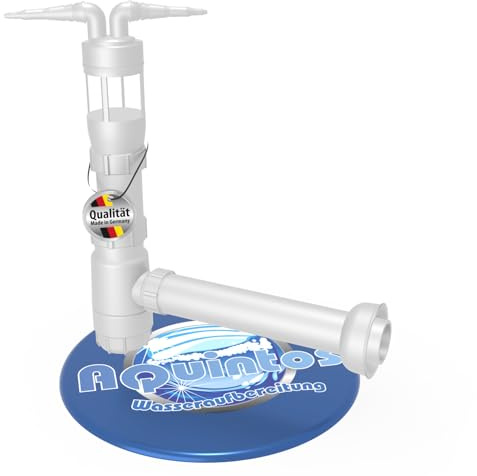 Abwasseranschluss Siphon Anschluss-Set für Filteranlagen Enthärtungsanlagen Entkalkungsanlagen Haustechnik-Weichwasseranlagen Kanalwasseranschluss mit Luftsperre