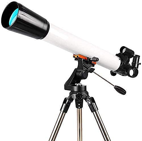 VNNHGB Astronomisches Refraktor-Teleskop, professionelles astronomisches Teleskop mit hoher Vergrößerung für den Außenbereich, 270-fach monokulares optisches Refraktor-Design, tragbares S