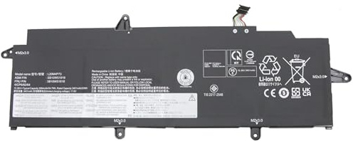 ASKC L20M4P73 Laptop Battery Replacement for Lenovo ThinkPad X13 Gen 2 2021 Gen 3 2022 Series SB10W51919 5B10W51818 SB10W51954 5B10W51853 L20L4P73 L20C4P73 L20D4P73 15.36V 54.7Wh