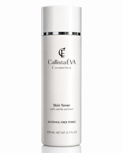 Gesichtswasser mit Brennnessel [Made in Germany] – Alkoholfreier Toner für Empfindliche, Trockene reife Haut,Tartaric, Lactic Acid – Beruhigend & pH-Ausgleichend – Vegan, 200ml