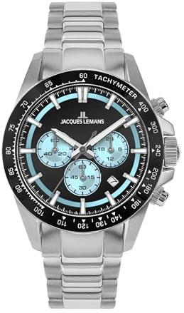 JACQUES LEMANS Herren-Uhren Analog Quarz