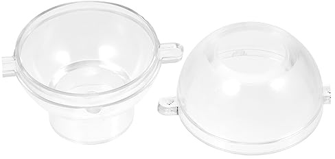 OSALADI 3 Piezas Molde de Vela Esférica de Plástico para Velas Aromáticas Molde Diy Herramienta Práctica y Duradera para Manualidades y Jabón